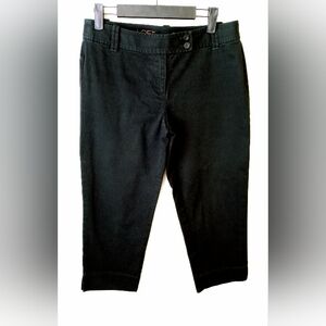 Black Cropped Pants Loft sz 2